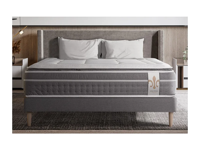 Matratzen- und Lattenrost-Set 140x190 cm - Trente PLUS