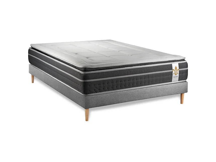 Matratzen- und Lattenrost-Set 140x190 cm - Trente PLUS