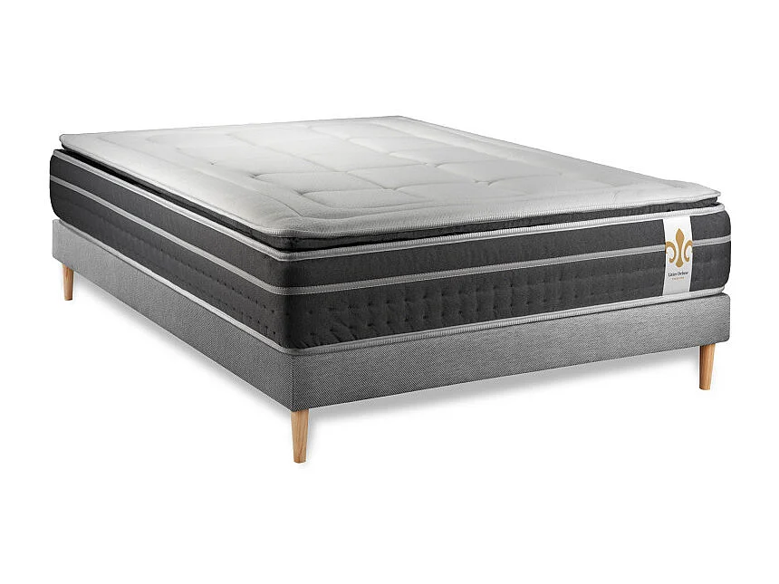 Matratzen- und Lattenrost-Set 140x190 cm - Trente PLUS