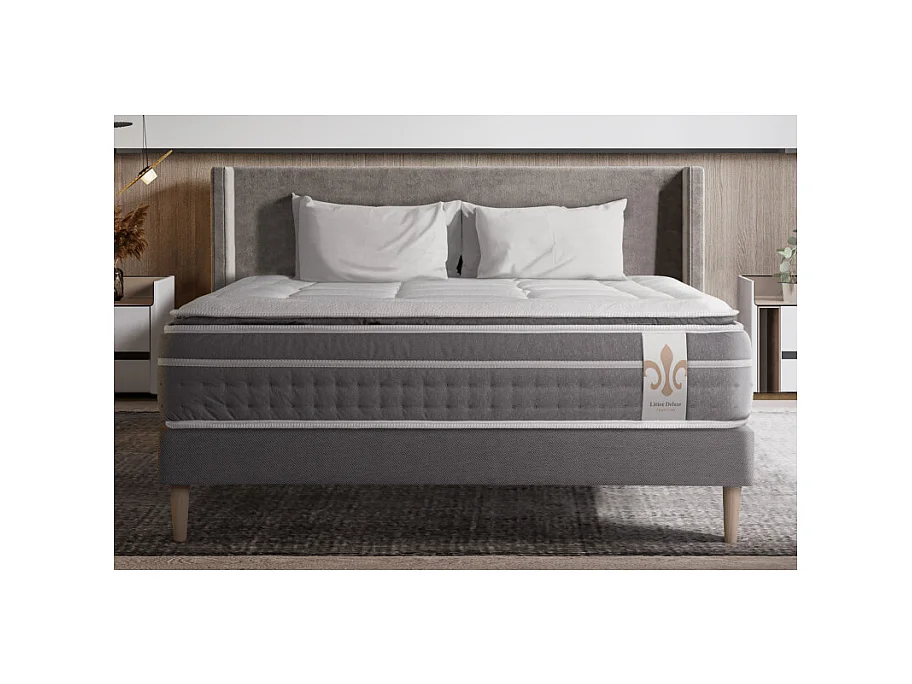 Matratzen- und Lattenrost-Set 200x200 cm - Trente PLUS