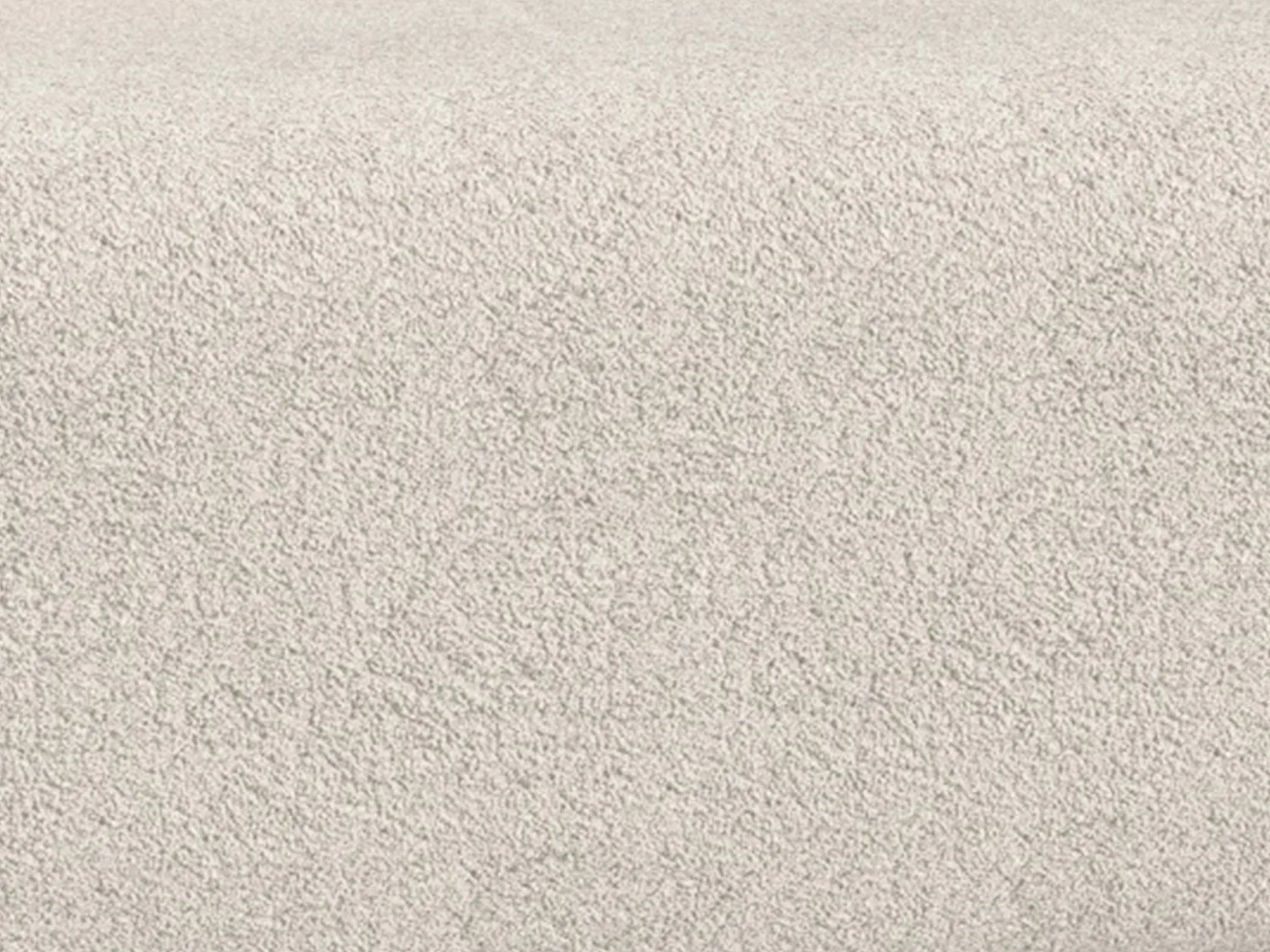 Fauteuil en tissu bouclette blanc cassé DORIGO