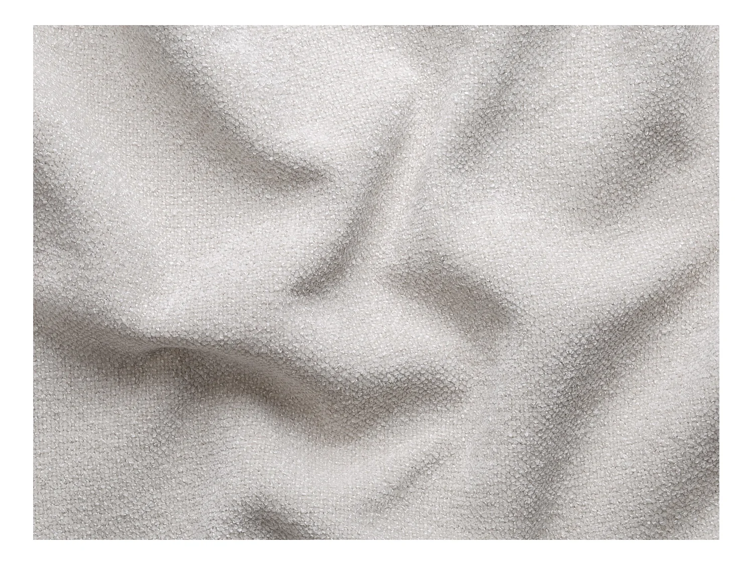 Hjørnesofa højre i beige chenille stof CALESO fra Maison Céphy