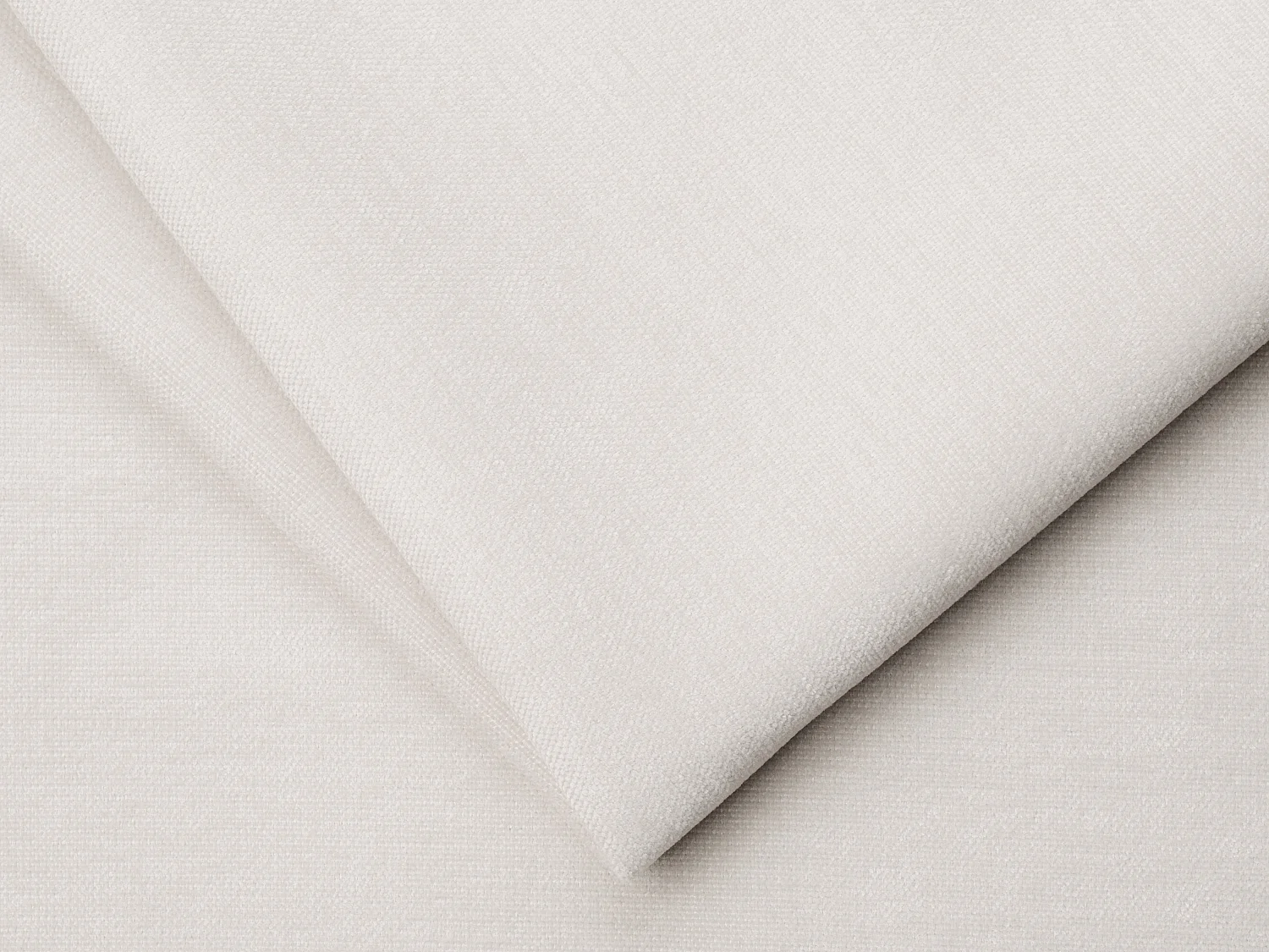 Canapé 3 places convertible express en tissu chenille beige - Couchage 140 cm - Matelas 16 cm VOMERA de Maison Céphy