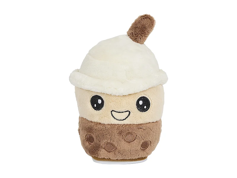 Peluche Bubble Tea Parlant Anime Kawaii Marron