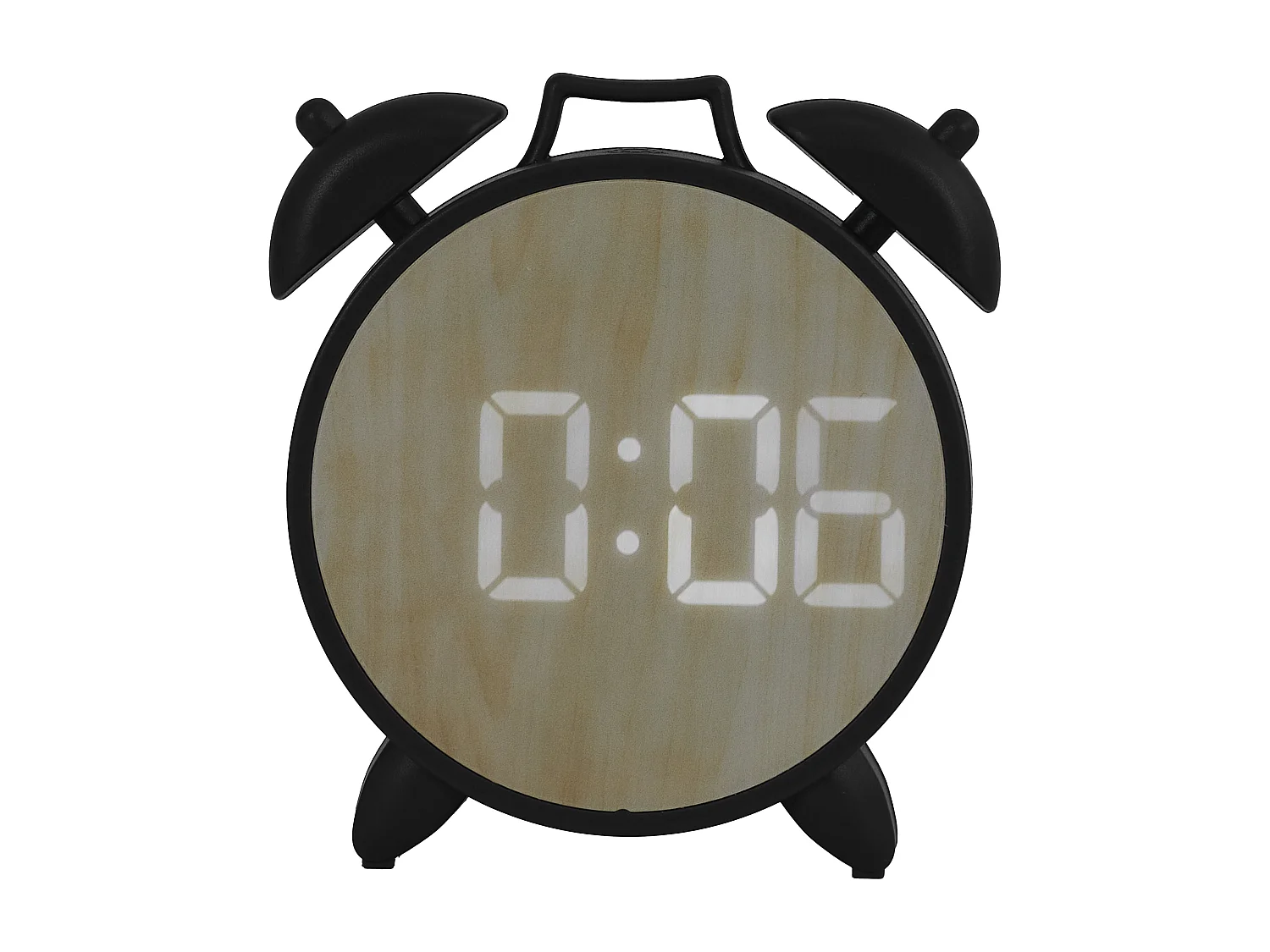 Reveil Led Style Vintage Bleu