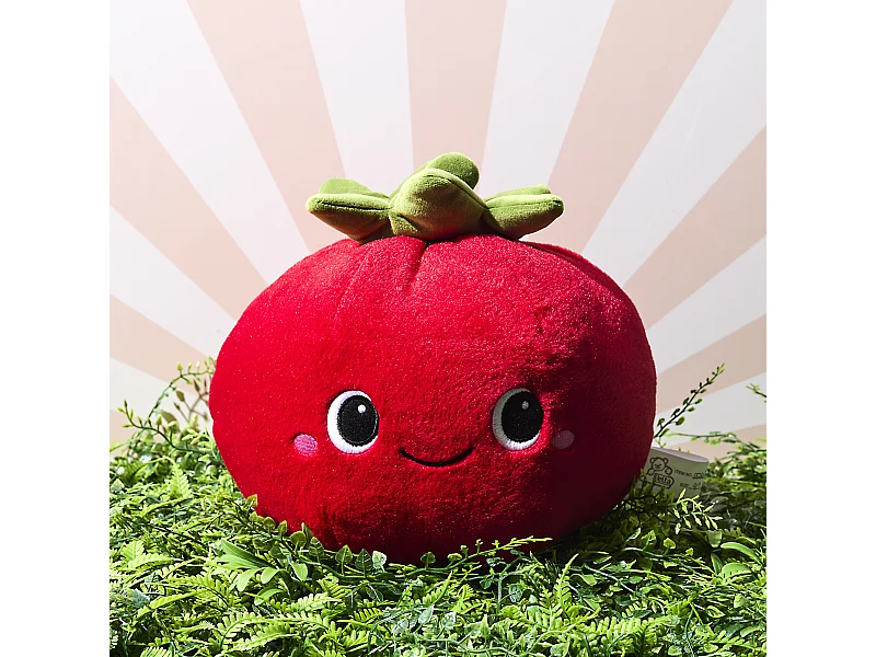 Peluche Tomate Kawaii Rouge