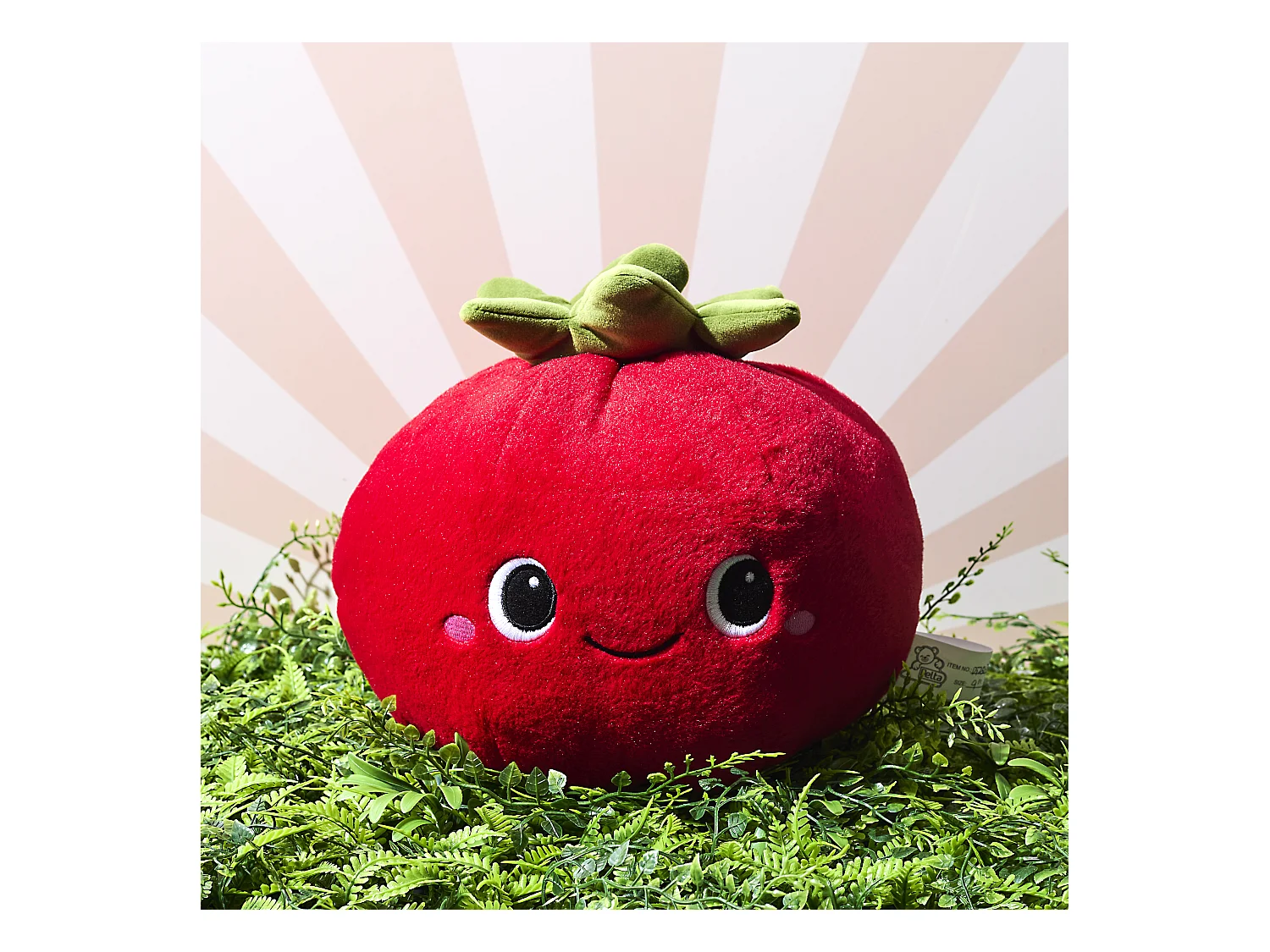 Peluche Tomate Kawaii Rouge