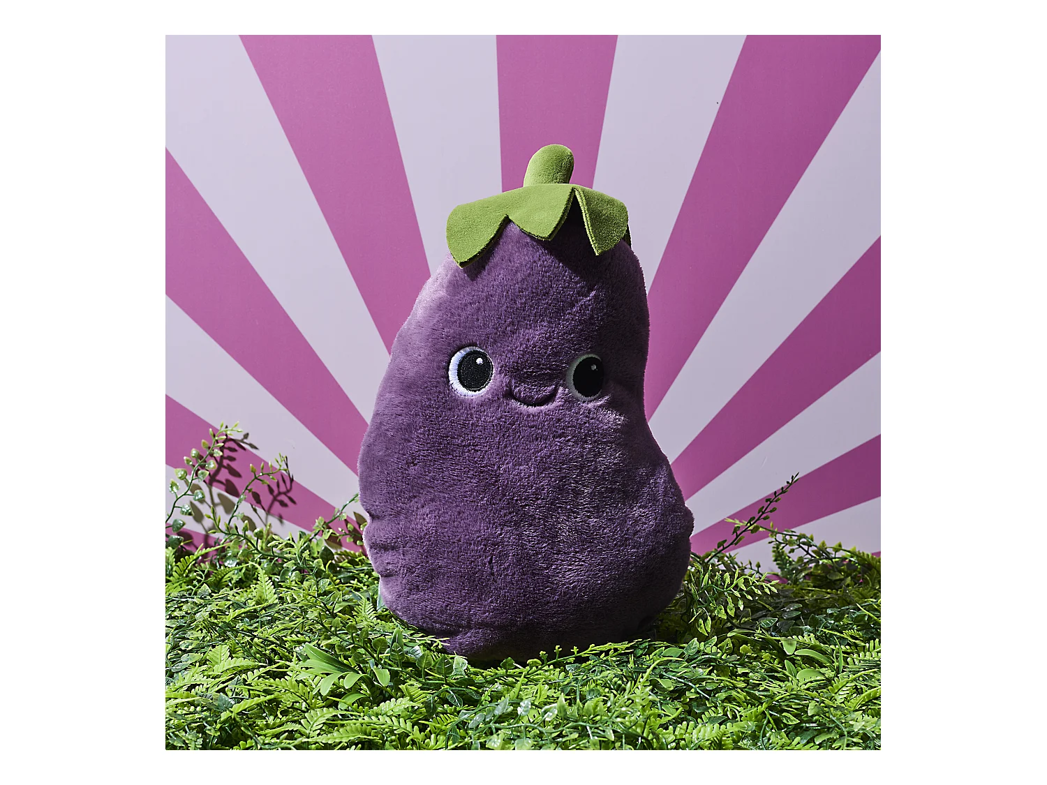 Peluche Aubergine Kawaii Violet