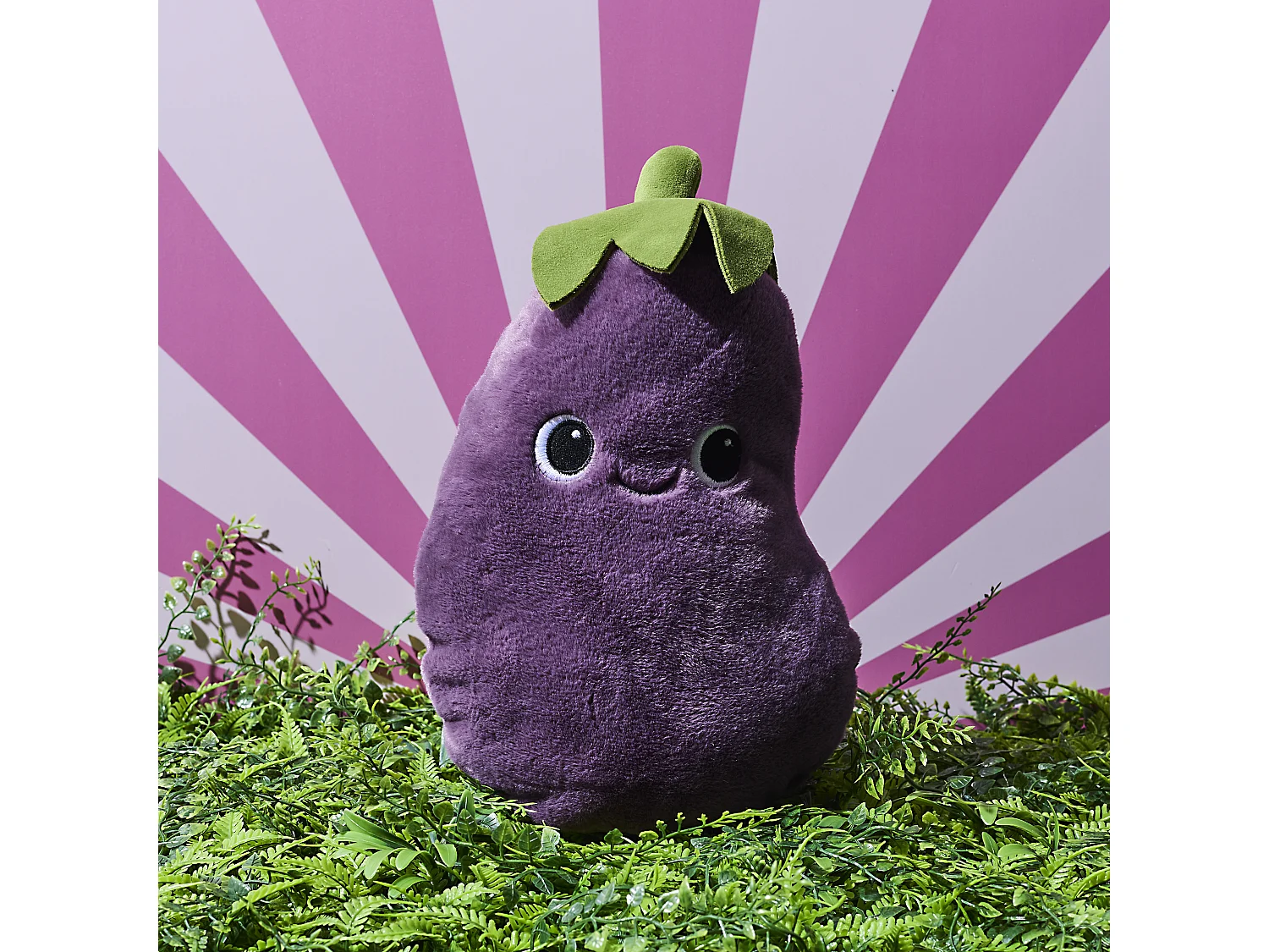 Peluche Aubergine Kawaii Violet
