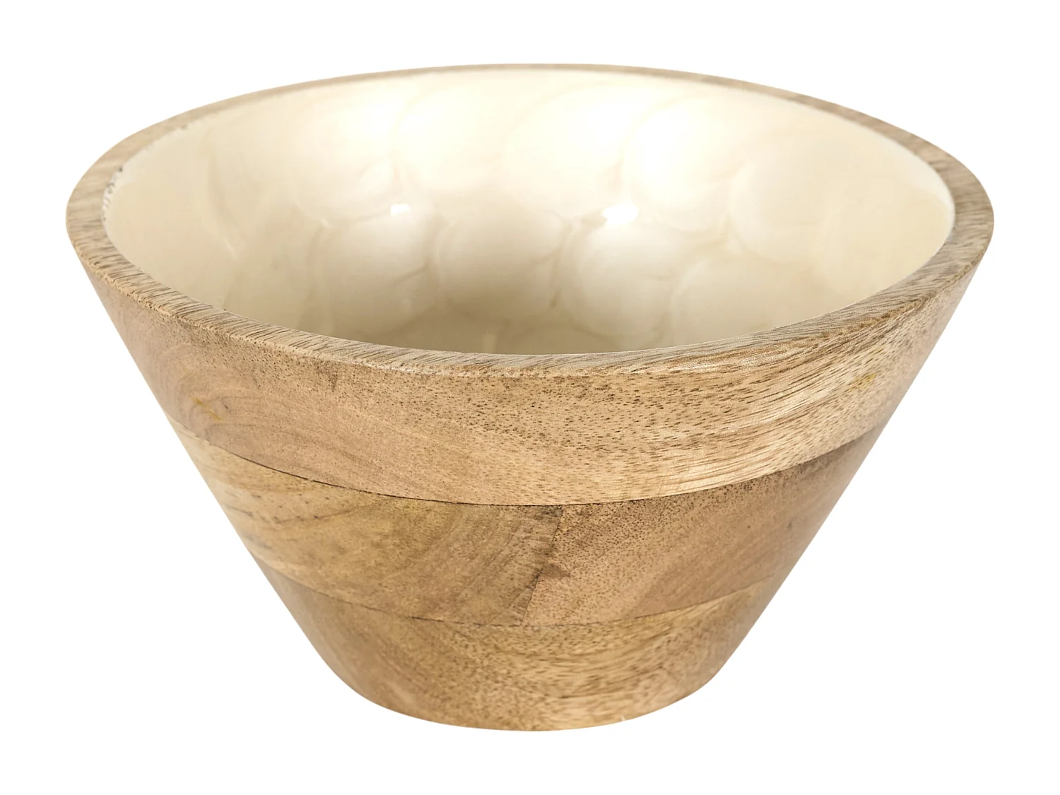 Bol Manguier Nerina D15cm Marron, Beige