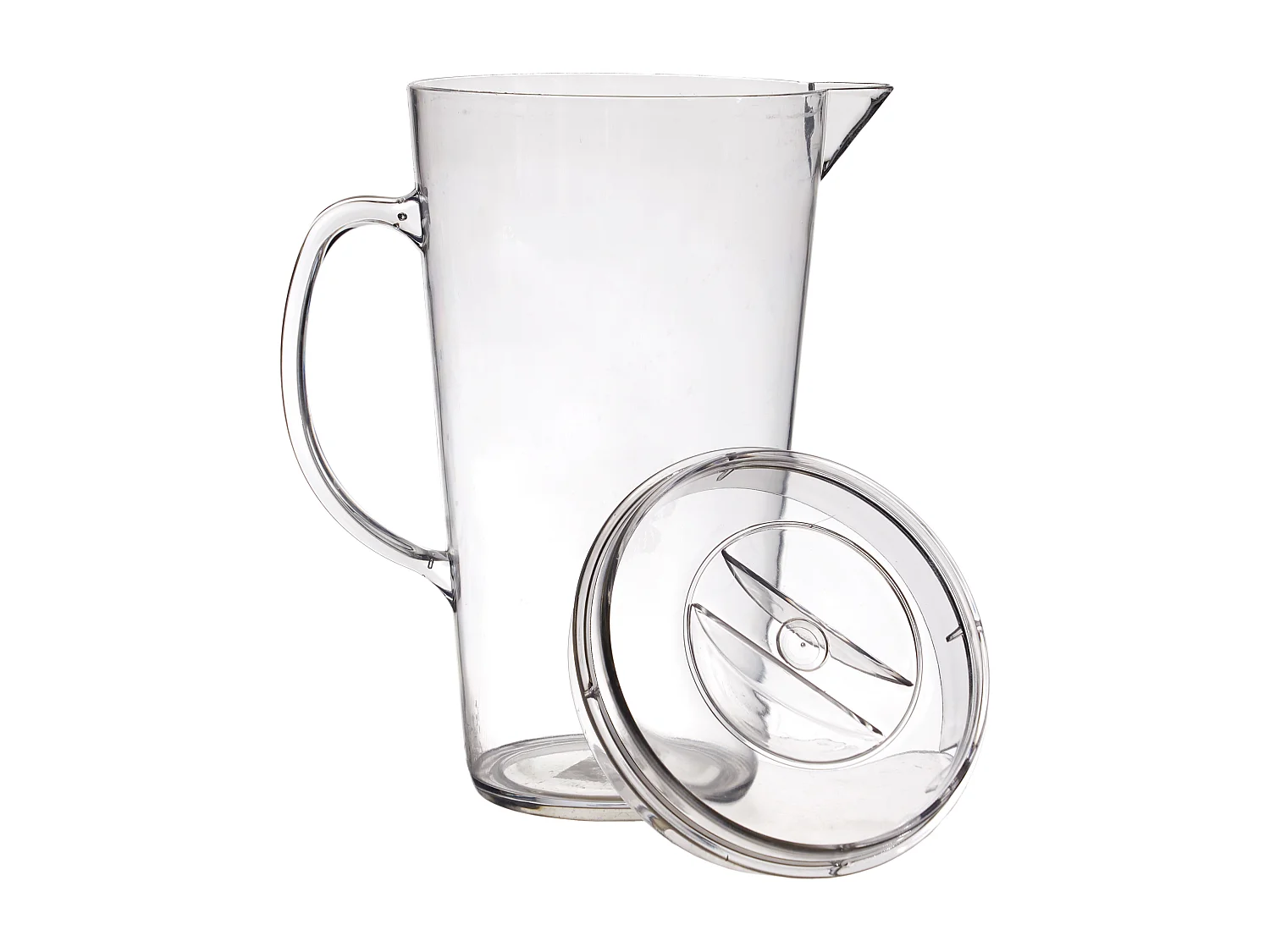 Pichet & 4 Verres "Bain de Soleil" 25cm Transparent