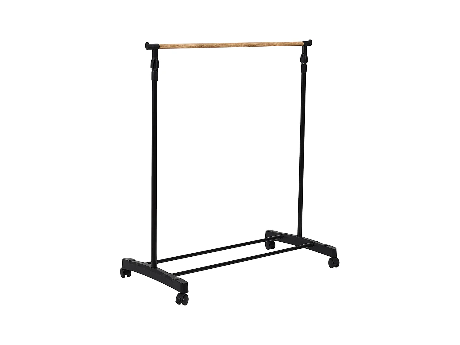 Portant Effet Bois Roulette