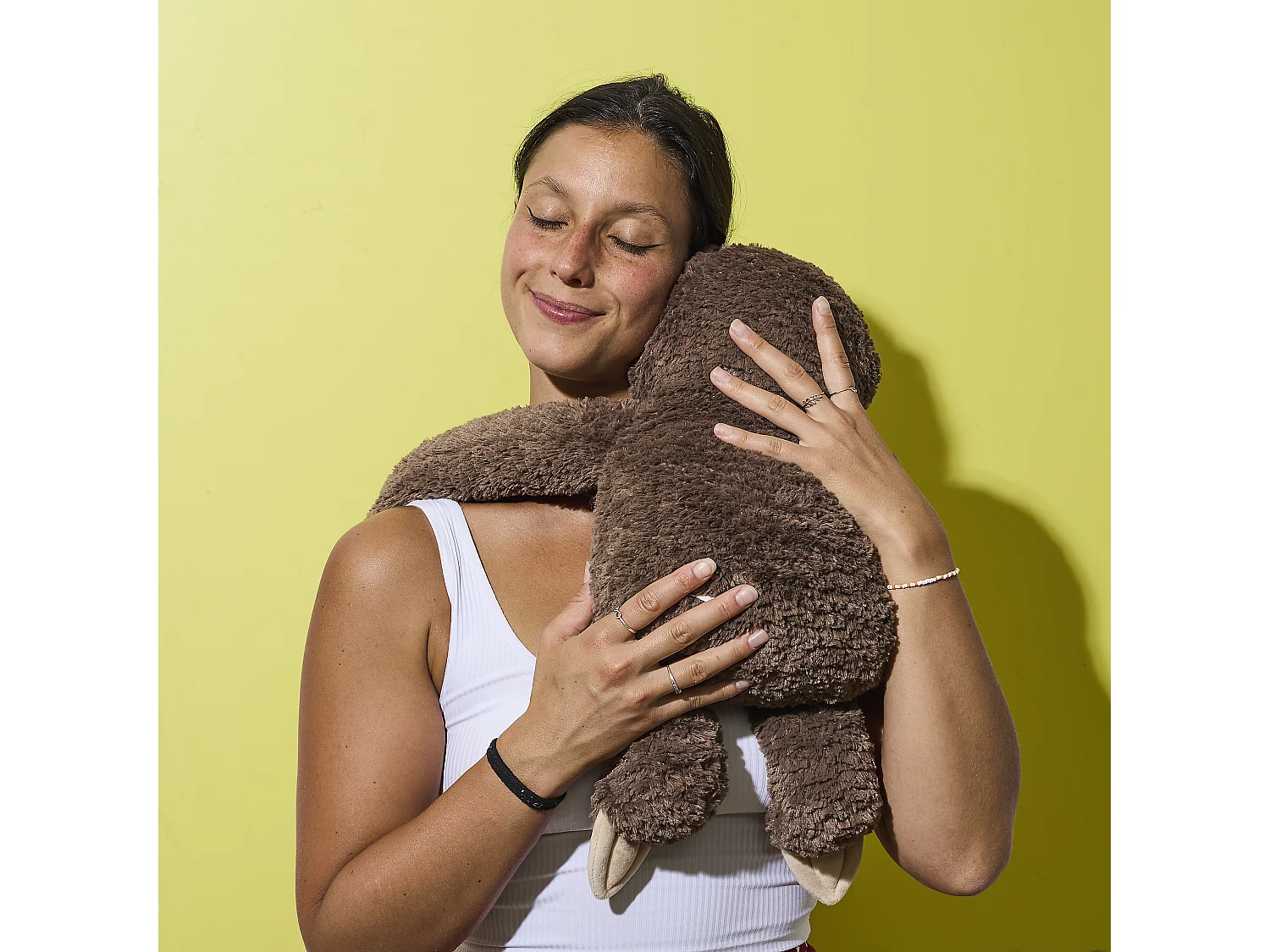 Peluche Paresseux Lestee Marron