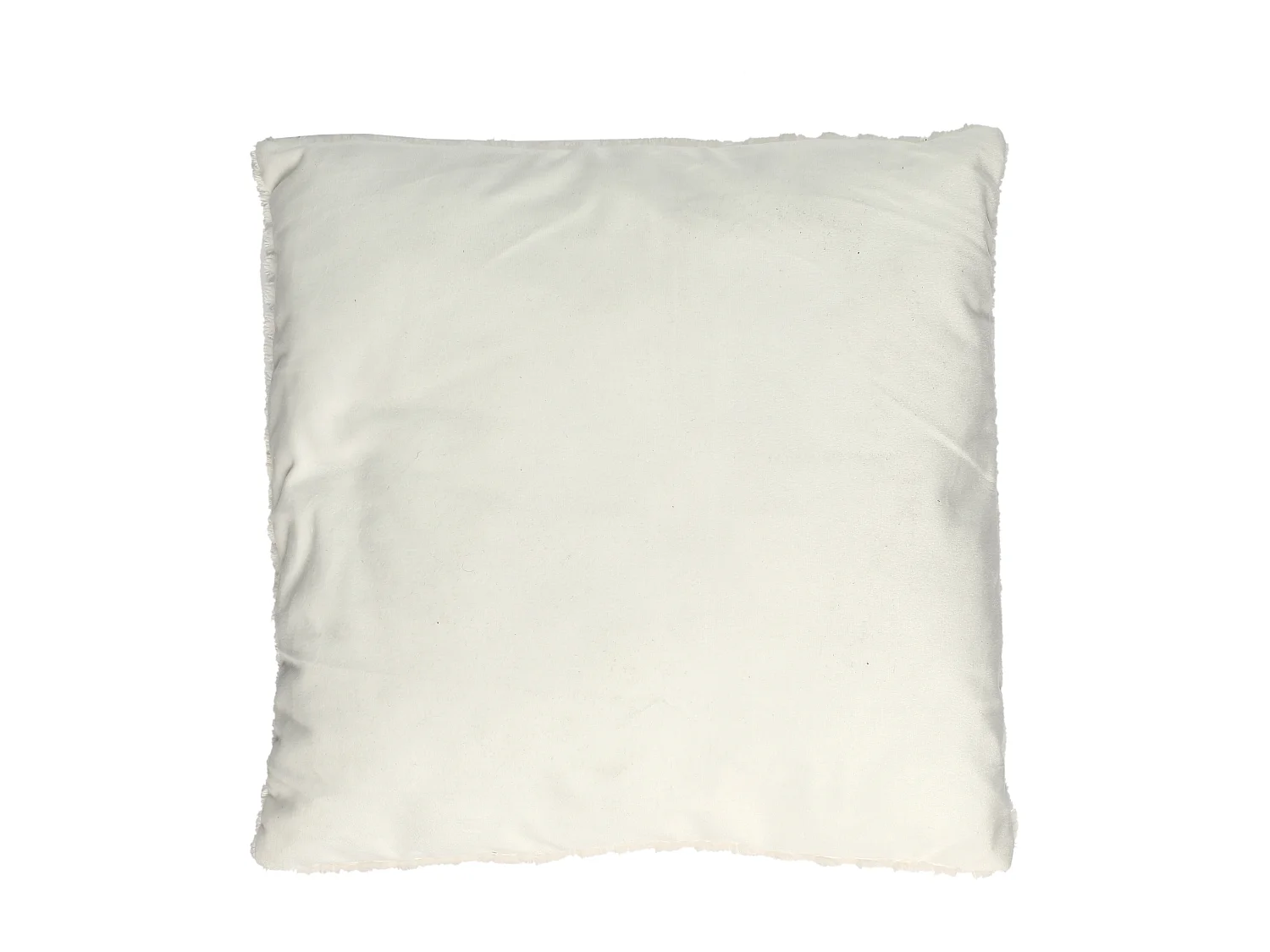 Coussin Déco Nid d'Abeille "Crush" 40x40cm Blanc