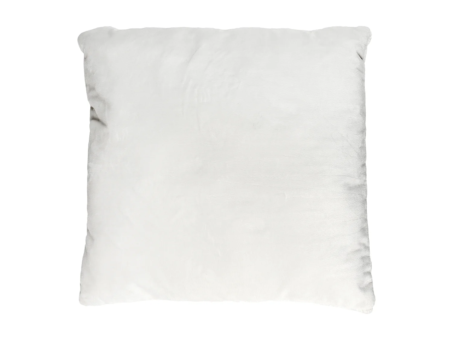Coussin Imit Fourrure Blanc Chevron Cuttes 40x40cm Blanc