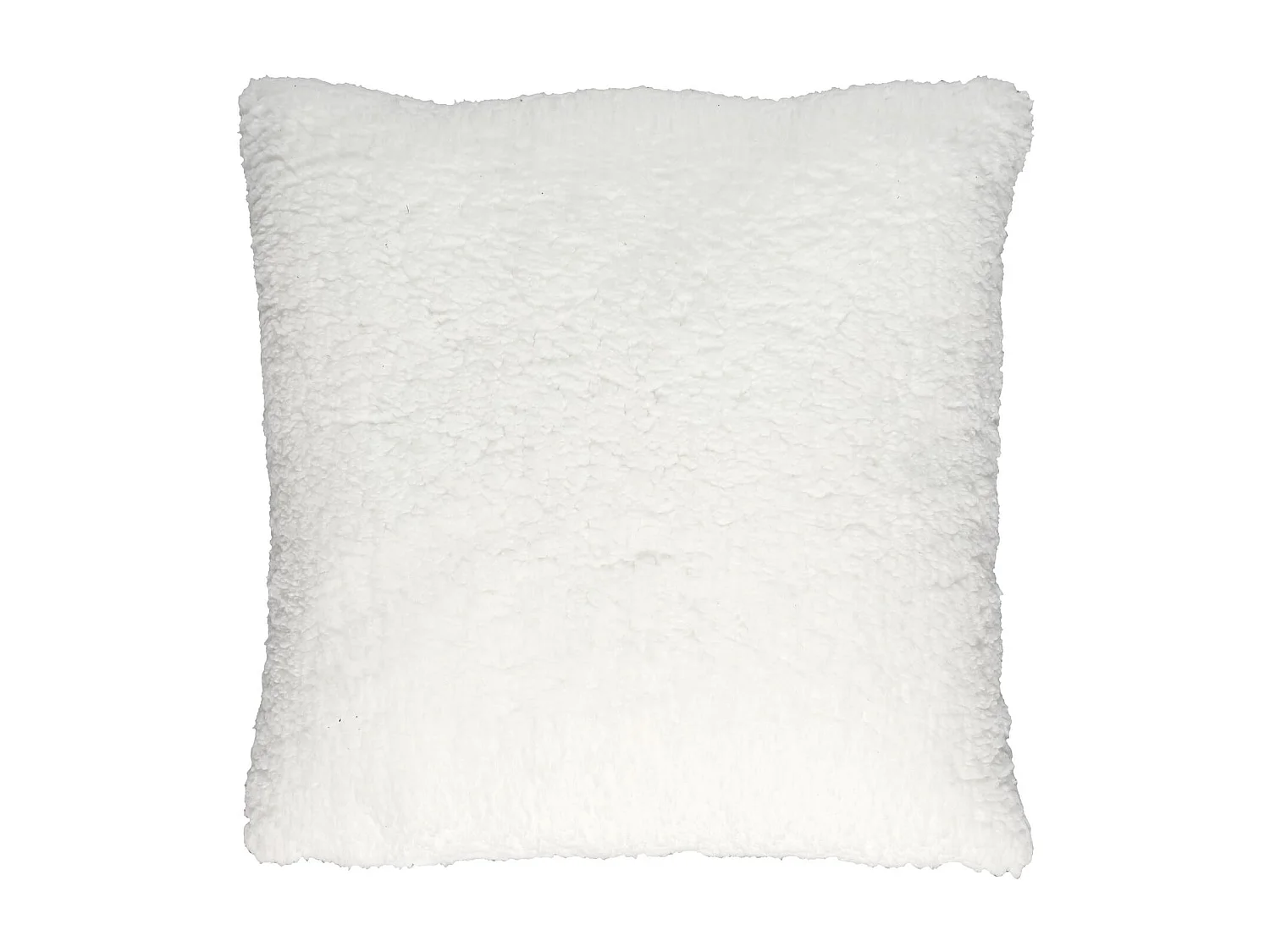 Coussin Motif Imprime Beige Blanc 40x40cm Blanc, Beige