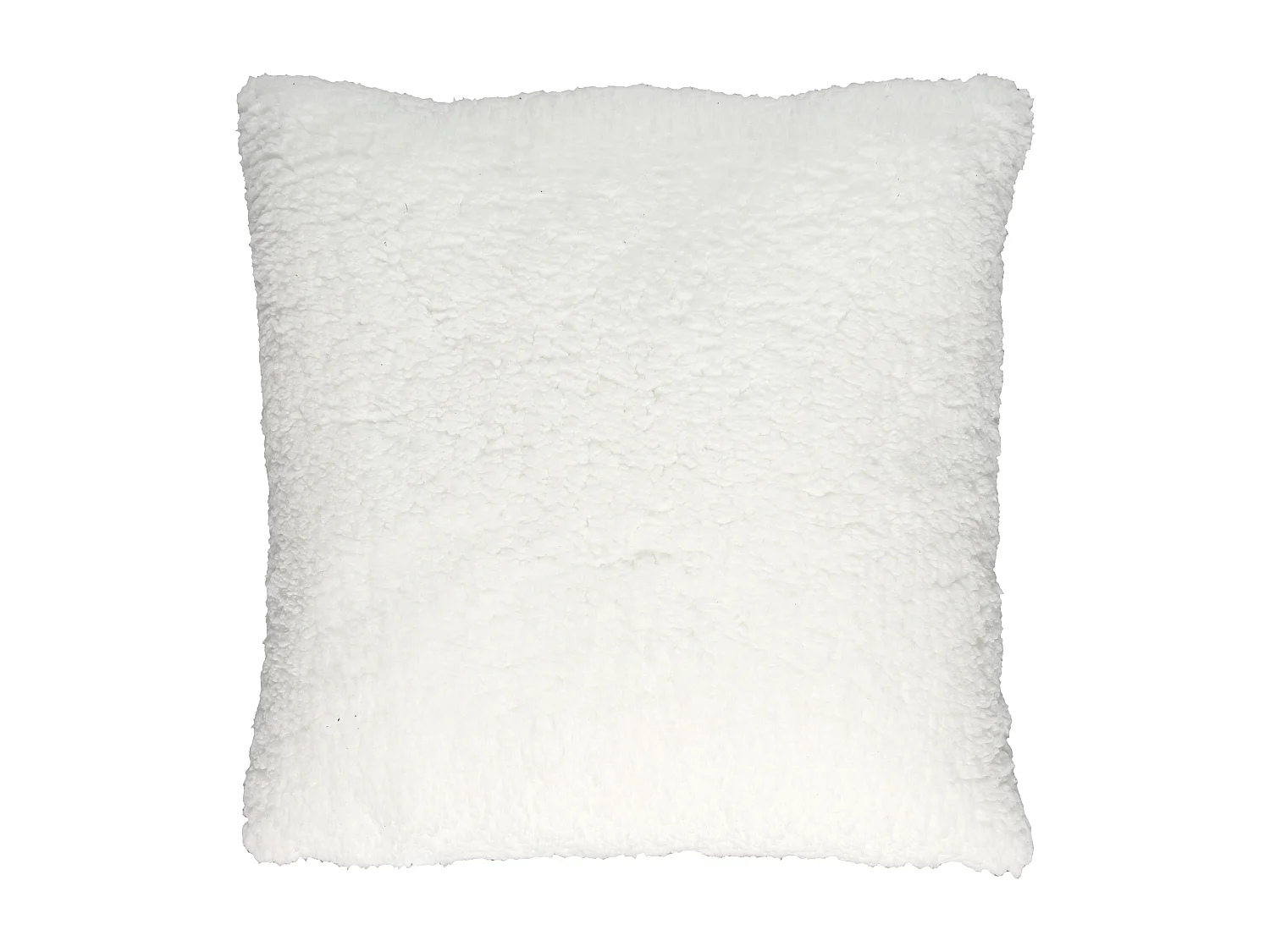 Coussin Motif Imprime Beige Blanc 40x40cm Blanc, Beige