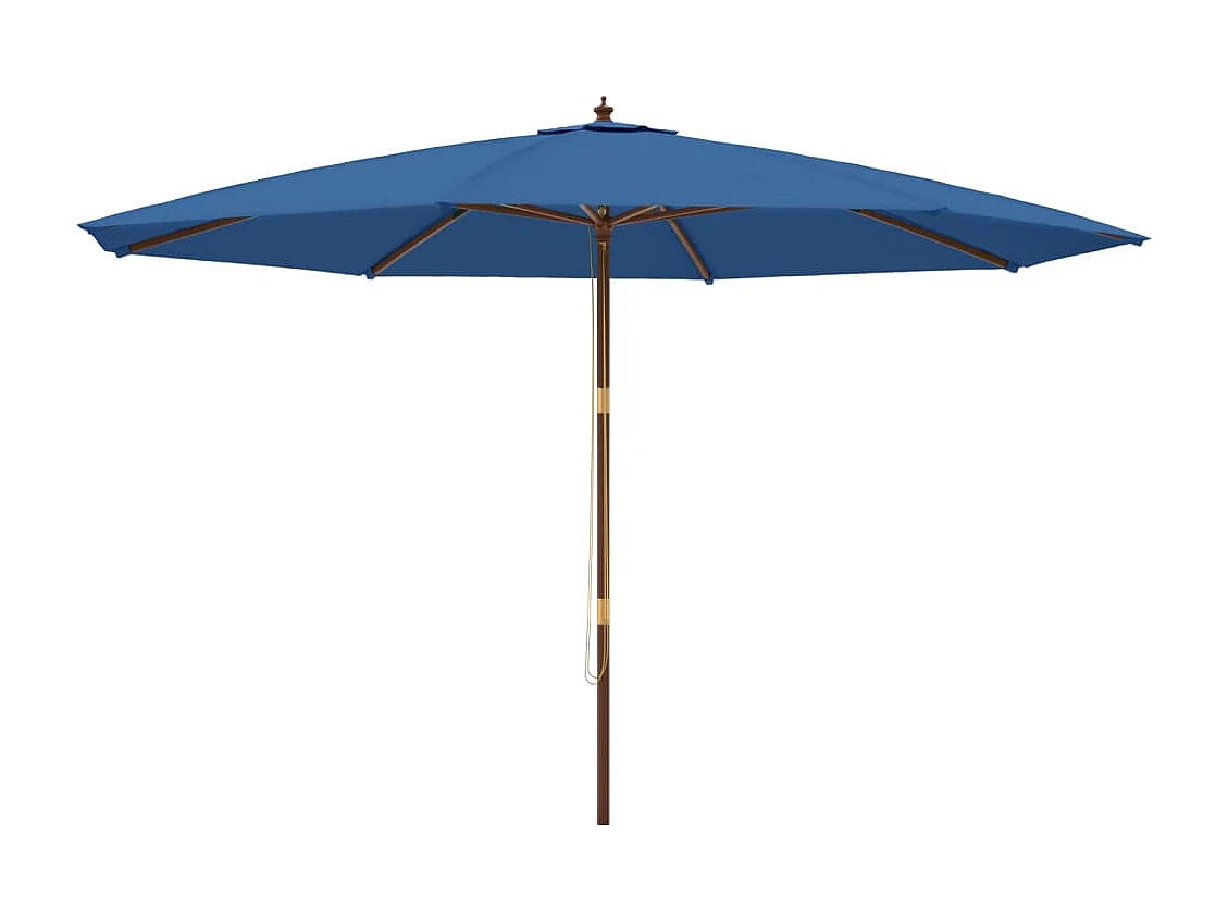 Parasol de jardin avec bois bleue 02_0008341