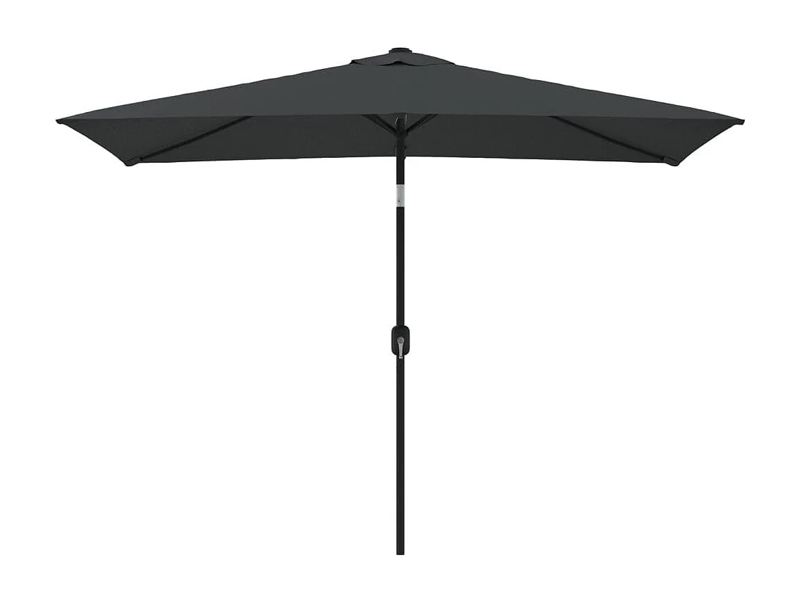 Guarda-sol com haste metálica 300 x 200 cm antracite 02_0008132