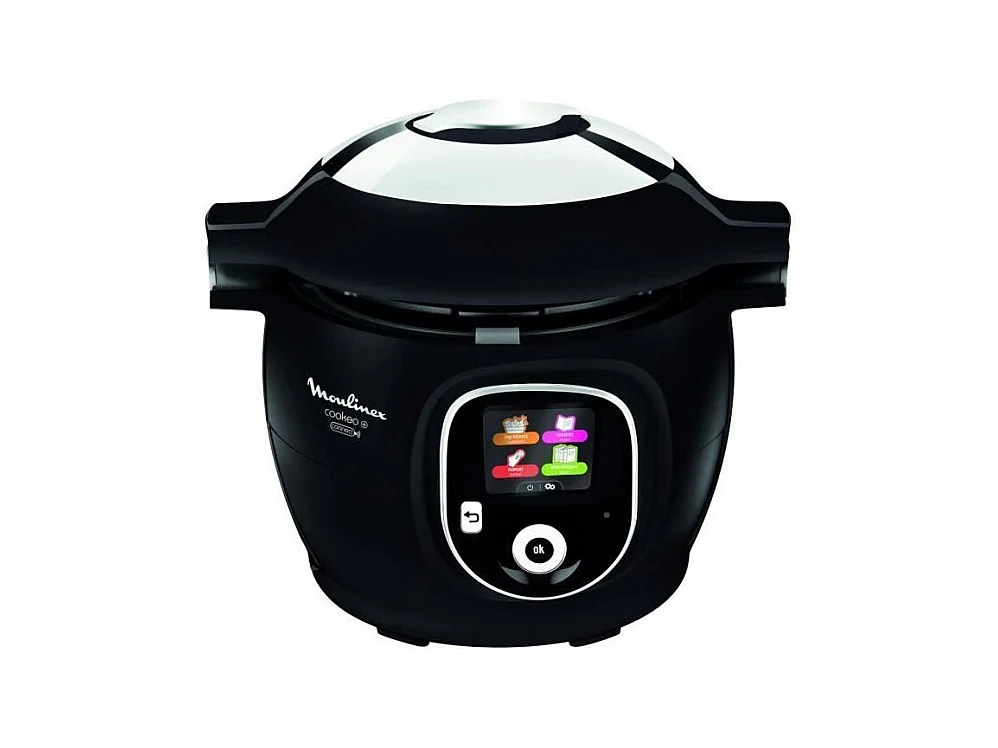 MOULINEX CE859800 Multicuiseur intelligent COOKEO + Connect avec Balance et Moule de cuisson inclus - 6L - 200 recettes - Noir