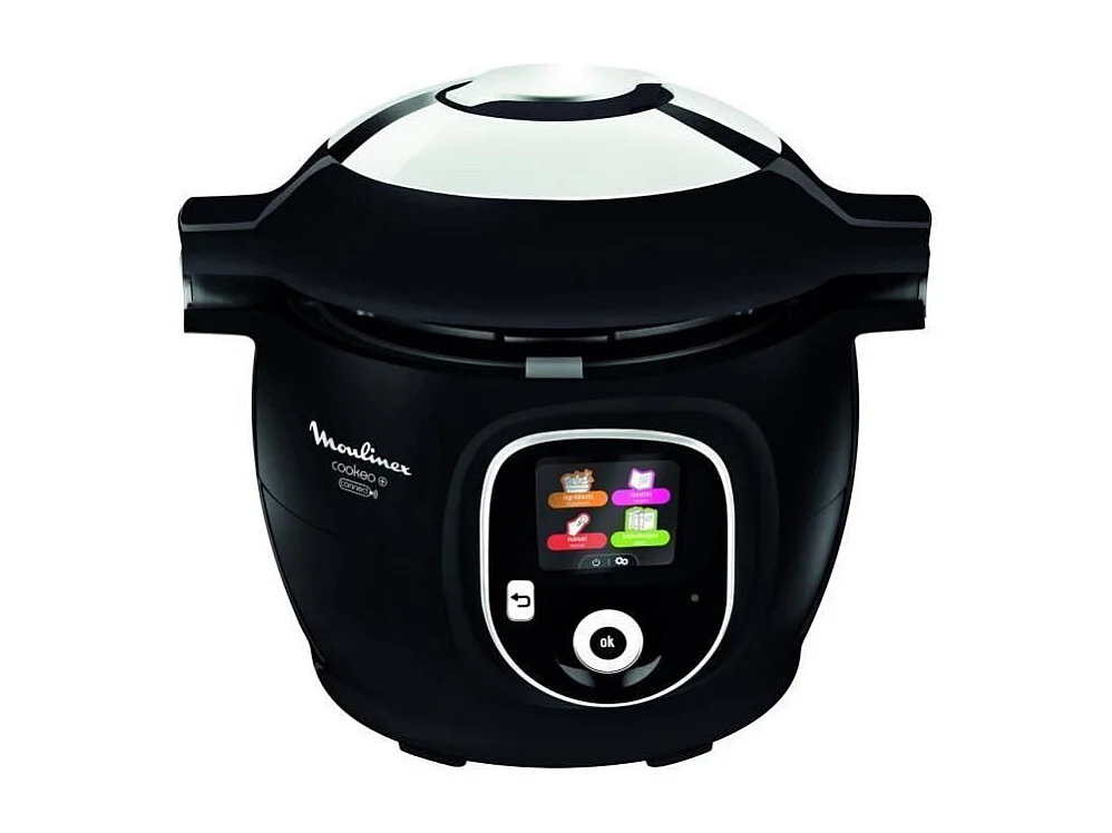 MOULINEX CE859800 Multicuiseur intelligent COOKEO + Connect avec Balance et Moule de cuisson inclus - 6L - 200 recettes - Noir