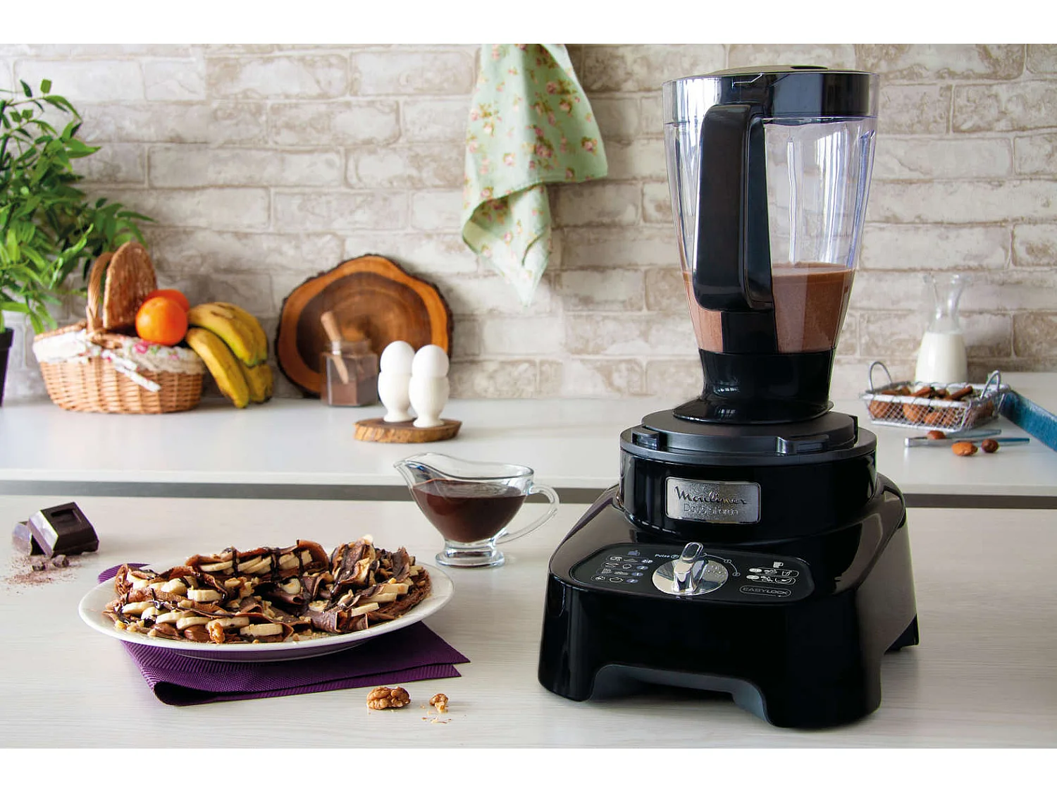 Moulinex Robot multifonction 2l 1000w noir - fp821811