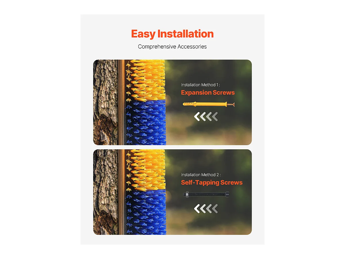 Brosse à Gratter pour Bétail SucceBuy 4 Pièces 43cm pour Soulager les Démangeaisons des Chevaux, Soulage les Démangeaisons, Garde Propre