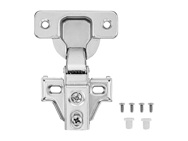 Lot de 60 Charnières de Porte d'Armoire à Fermeture Douce SucceBuy, Fermeture en Douceur Avec ou Sans Cadre