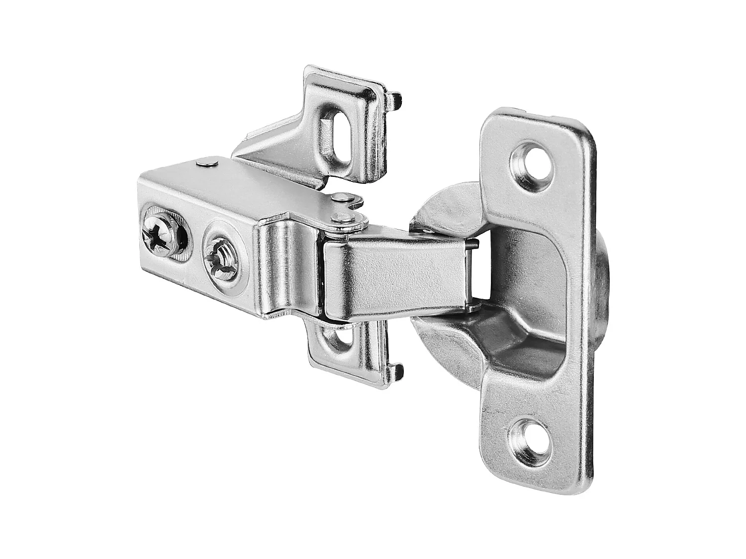 Lot de 60 Charnières de Porte d'Armoire à Fermeture Douce SucceBuy, Fermeture en Douceur Avec ou Sans Cadre