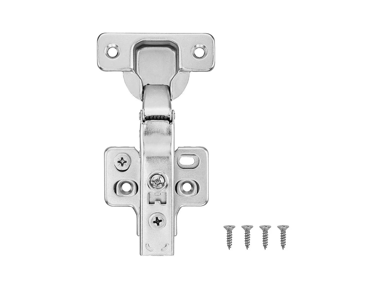 Charnières de Porte d'Armoire à Fermeture Douce SucceBuy, Pour Type Sans Cadre Superposition Complète 50 Paquets