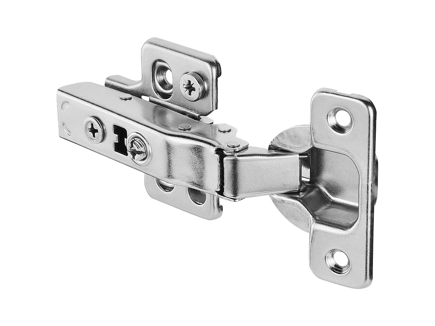 Charnières de Porte d'Armoire à Fermeture Douce SucceBuy, Pour Type Sans Cadre Superposition Complète 50 Paquets