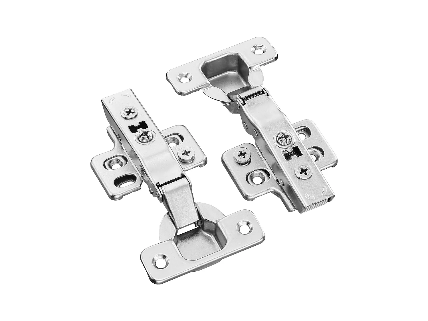 Charnières de Porte d'Armoire à Fermeture Douce SucceBuy, Pour Type Sans Cadre Superposition Complète 50 Paquets