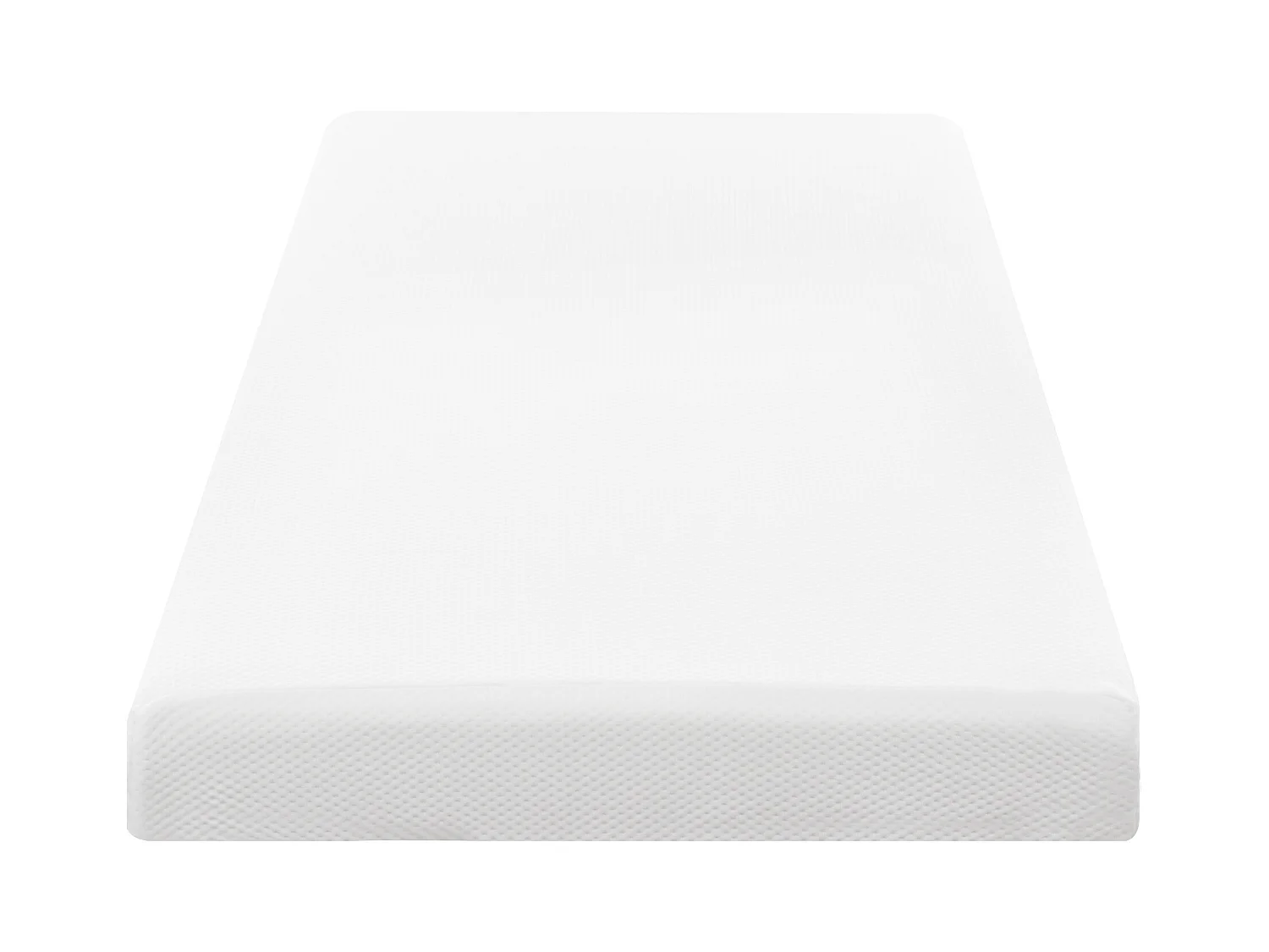 Matelas confortable - 90 x 200 cm - avec particules antidérapantes - respirant et durable - Mousse - blanc