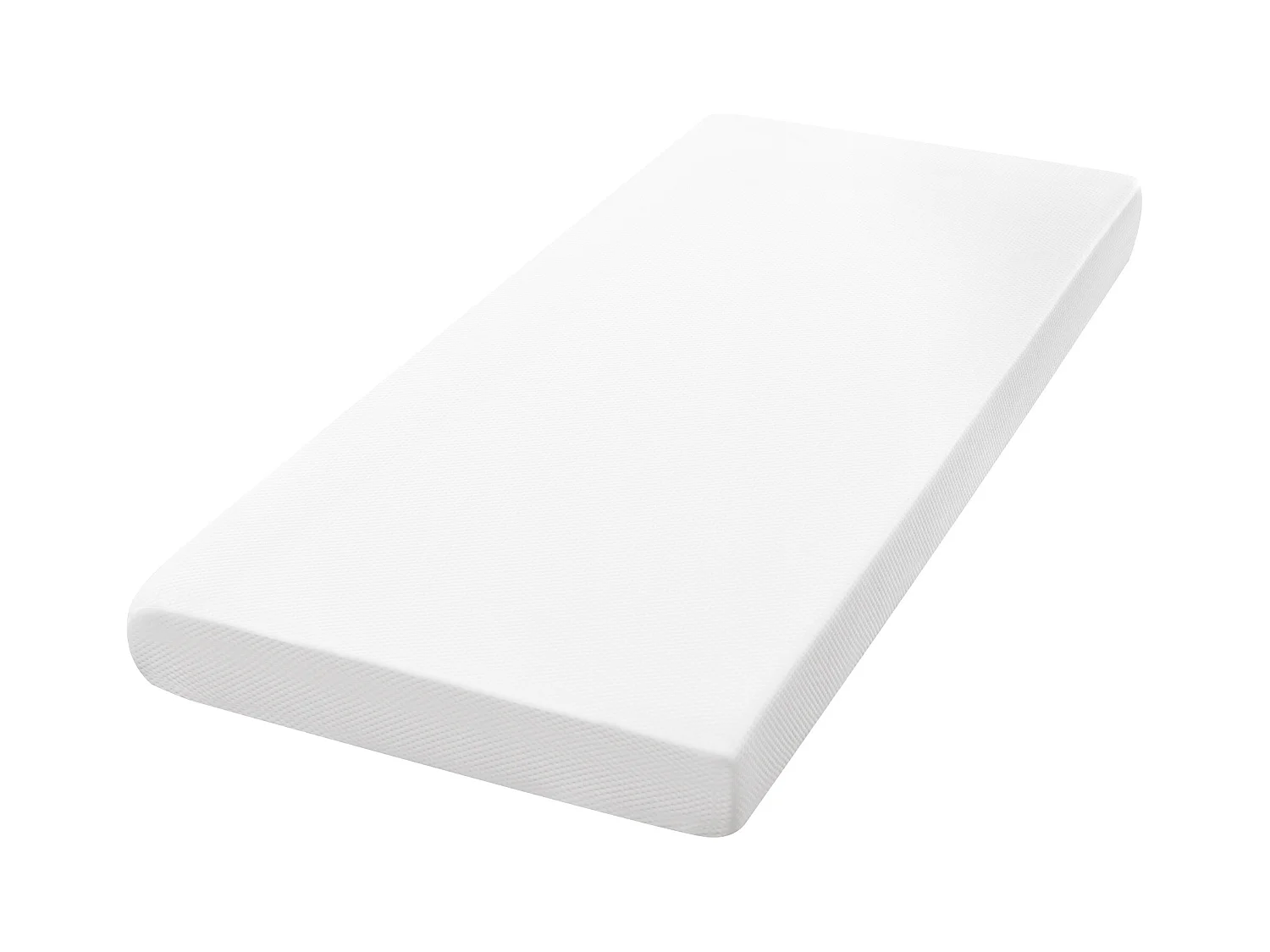Matelas confortable - 90 x 200 cm - avec particules antidérapantes - respirant et durable - Mousse - blanc
