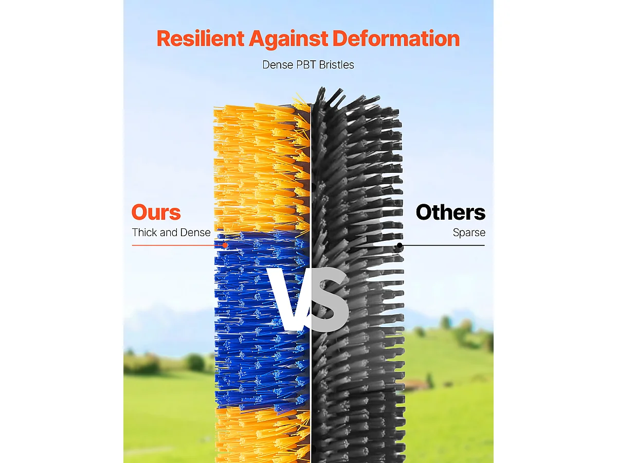 Kratzbürste SucceBuy für Vieh 43cm zum Lösen von Juckreiz bei Pferden, Löst Juckreiz auf, hält Reinheit, verbessert das Pflegen