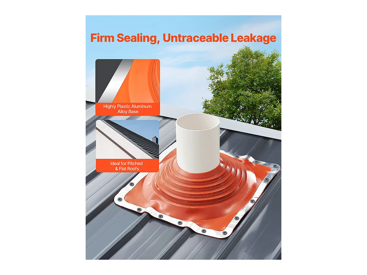 Botas de Solapa SucceBuy para Tubo de 25 a 46cm - Silicona Duradera - Alta Temperatura