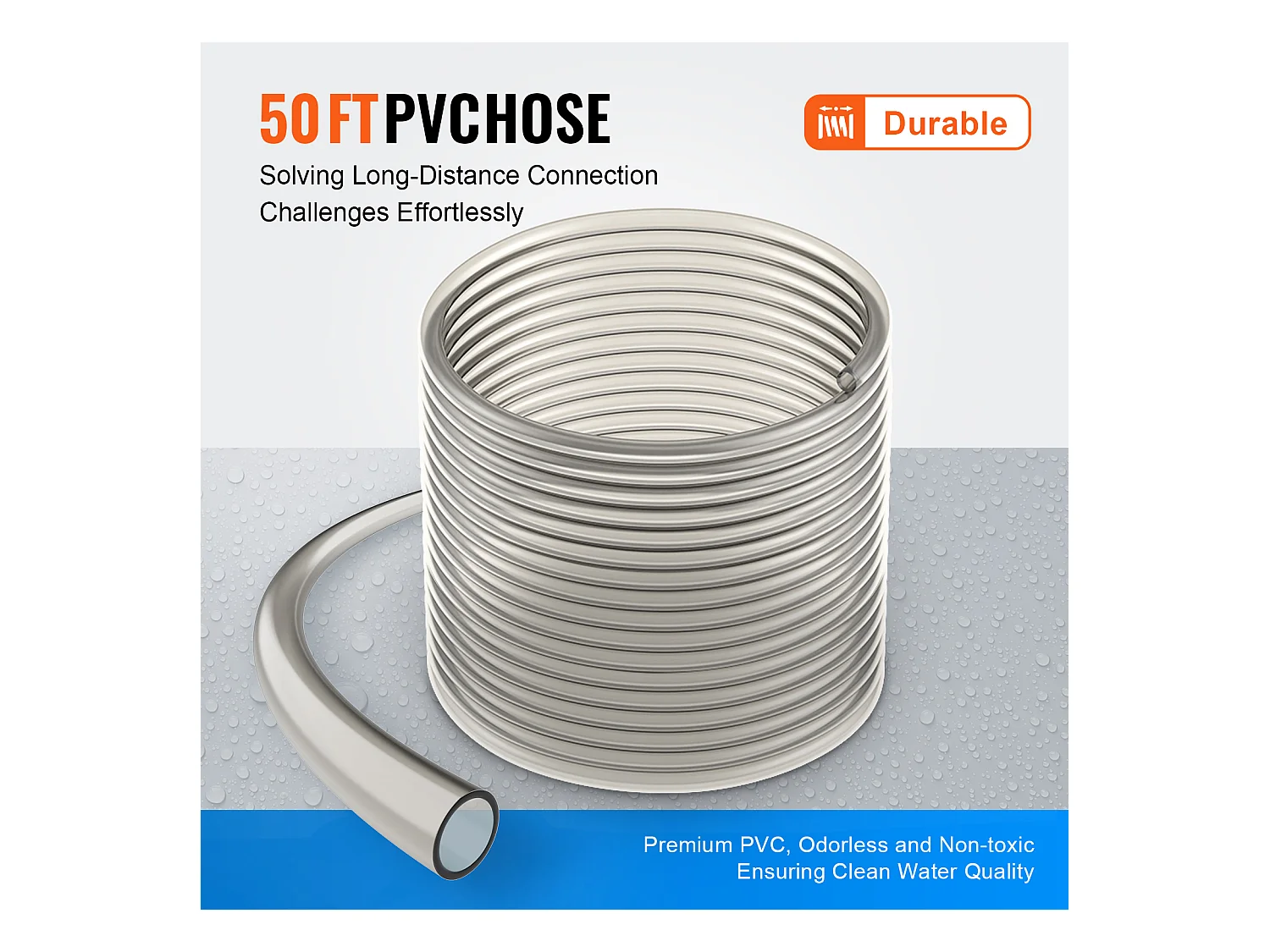 Grindzuiger voor Aquaria SucceBuy, PVC-Slang 15,2 m voor Reinigen Aquaria