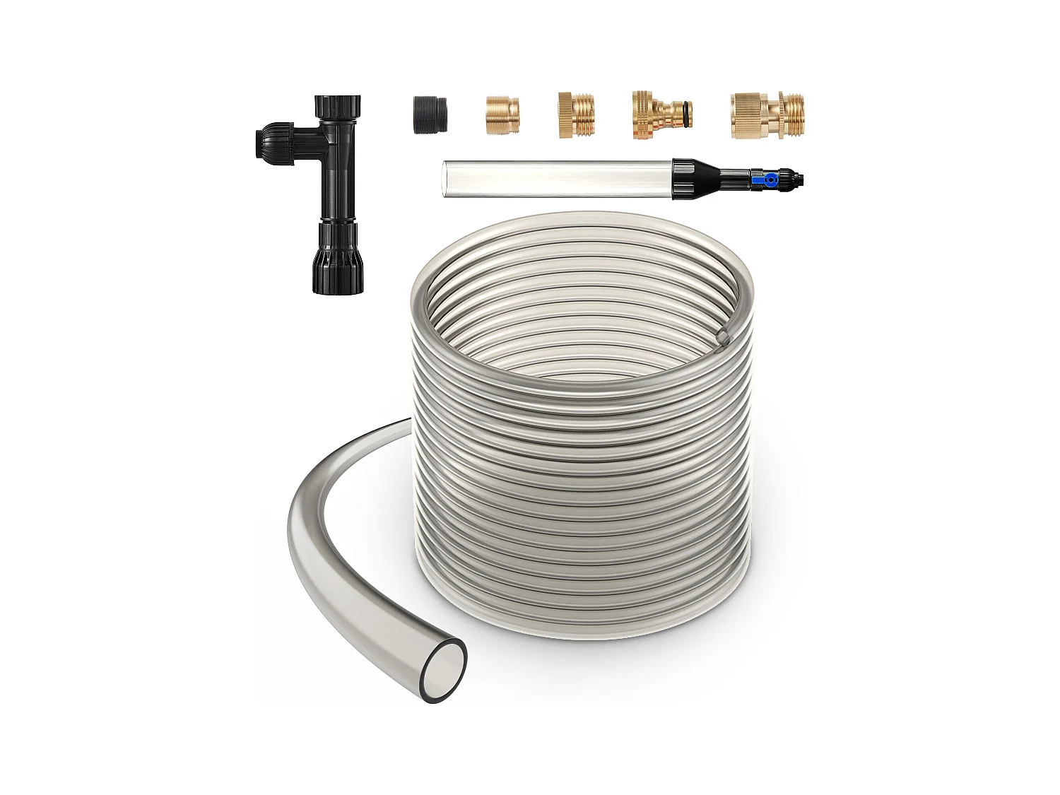 Aquarium-Kiesstaubsauger SucceBuy, 15 m PVC-Siphon zur Aquariumreinigung