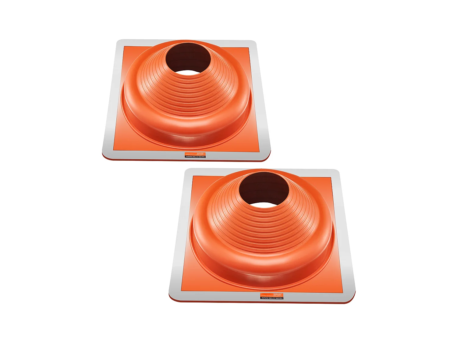 Solins de Toit SucceBuy Lot de 2 en Silicone Haute Température pour Tuyaux de 17 à 36cm