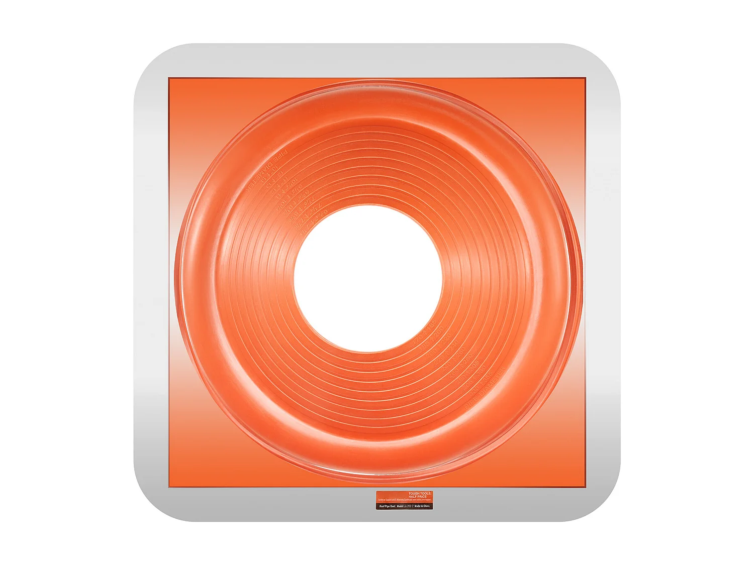 Solins de Toit SucceBuy Lot de 2 en Silicone Haute Température pour Tuyaux de 17 à 36cm