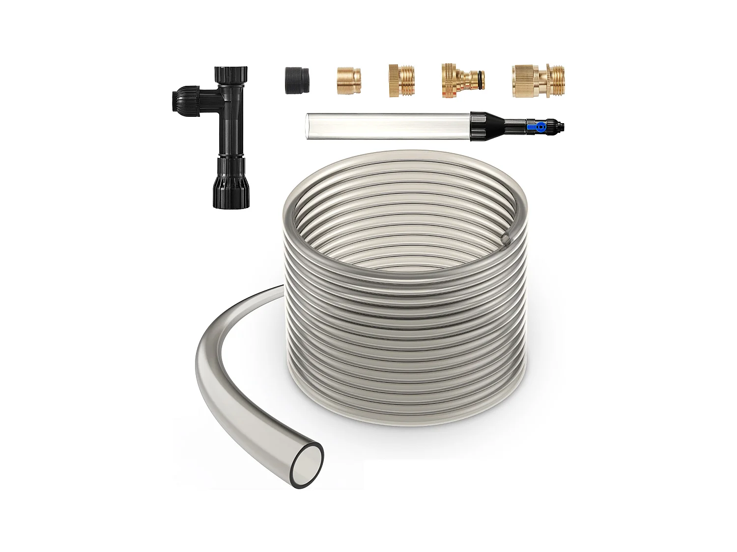 Aquarium-Kiesstaubsauger SucceBuy, 7,6 m Langer PVC-Schlauch-Siphon