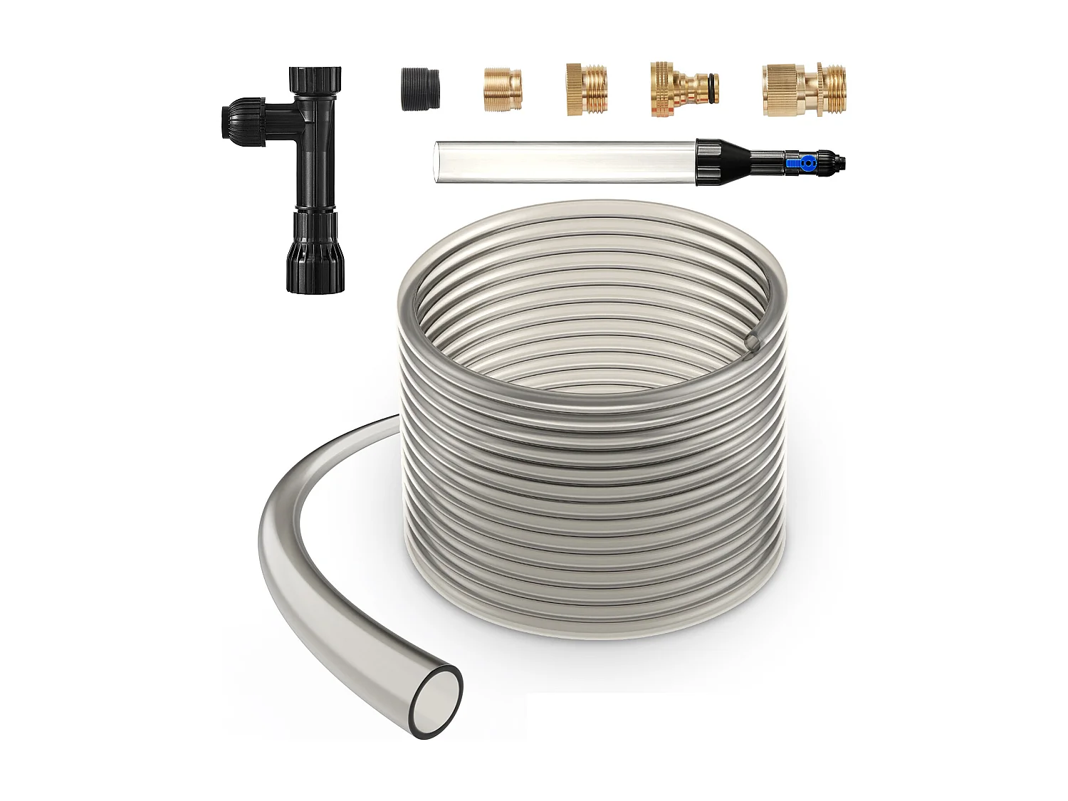 Aspirateur à Gravier pour Aquarium SucceBuy, Siphon en Tuyau PVC 7,6 m