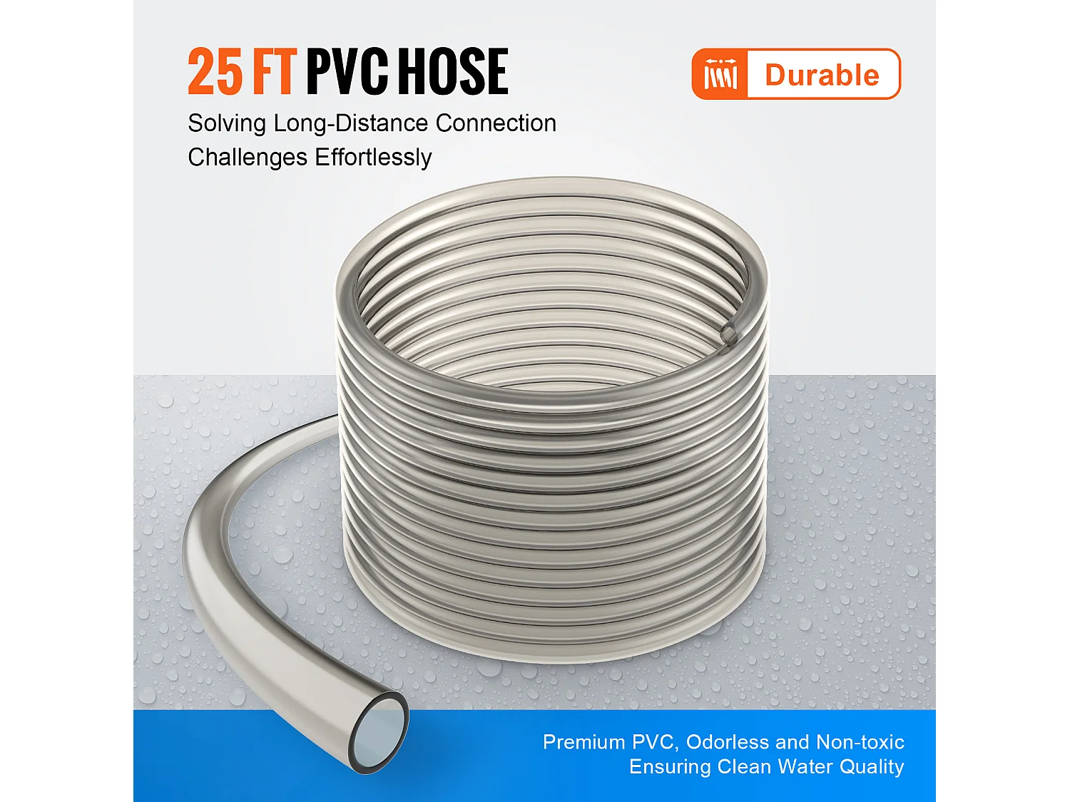 Aspirateur à Gravier pour Aquarium SucceBuy, Siphon en Tuyau PVC 7,6 m