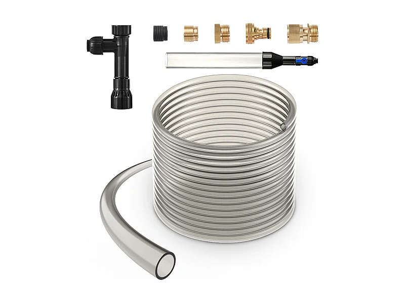 Grindzuiger voor Aquaria SucceBuy, 9,1 m Lange PVC-Slang voor Reinigen van Aquarien