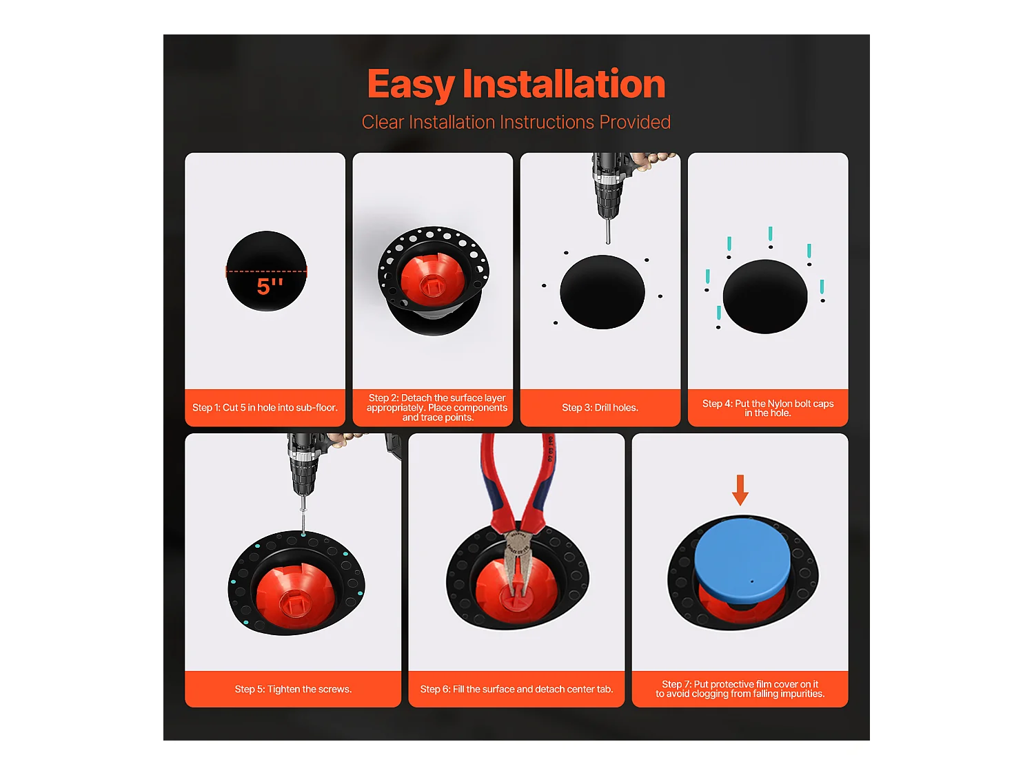 Ablassset für Freistehende Badewannen SucceBuy, Badewannenablauf Ohne Anschluss mit PVC-Adapter