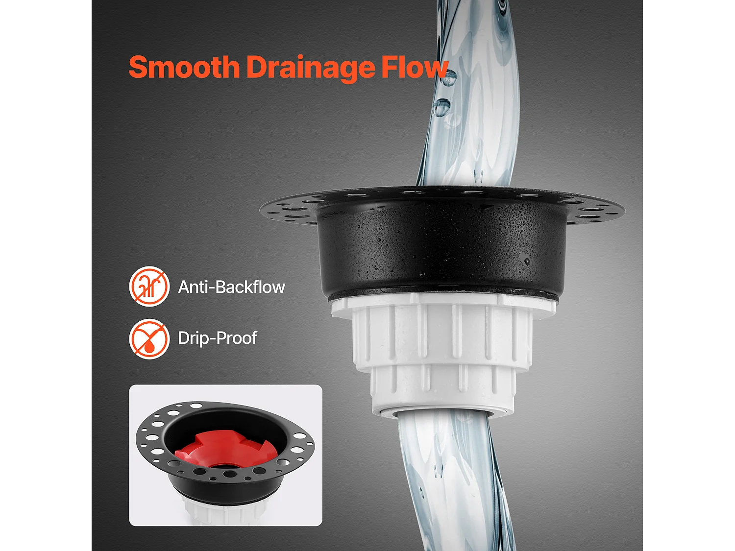 Kit de Vidange de Baignoire Autoportante SucceBuy, Drain Brut avec Adaptateur en PVC