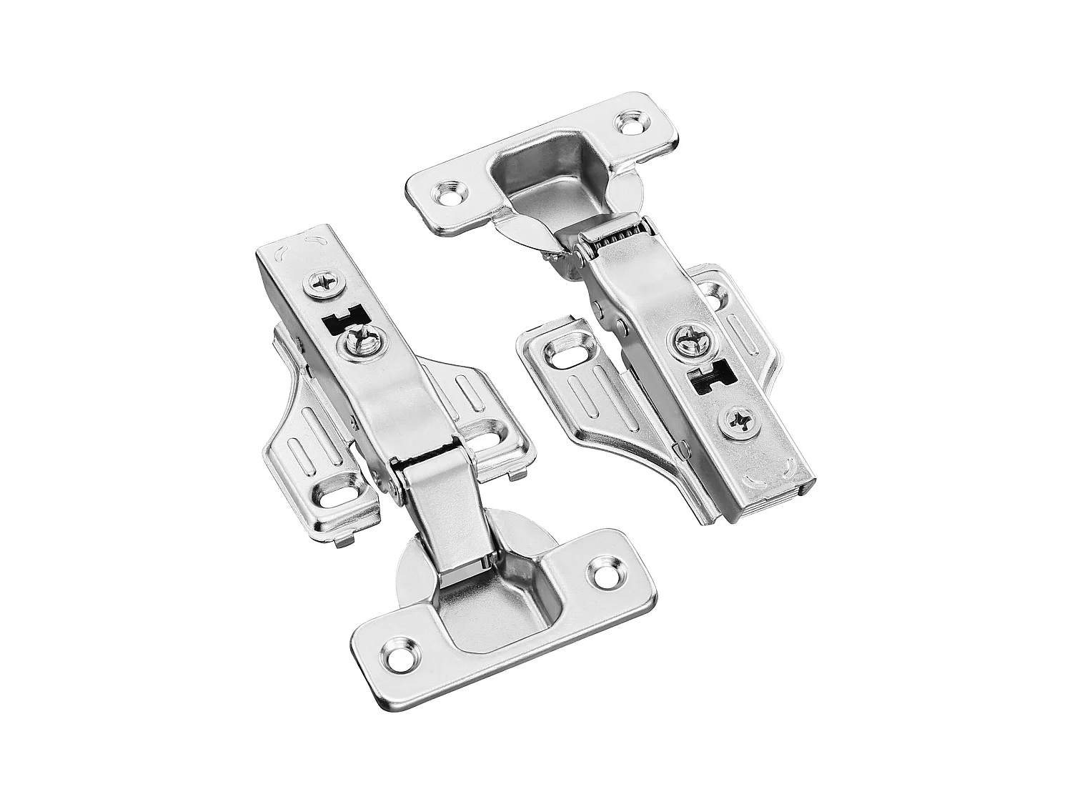 Charnières de Porte d'Armoire à Fermeture Douce SucceBuy, Pour Type Encadré/Sans Cadre 50 Paquets