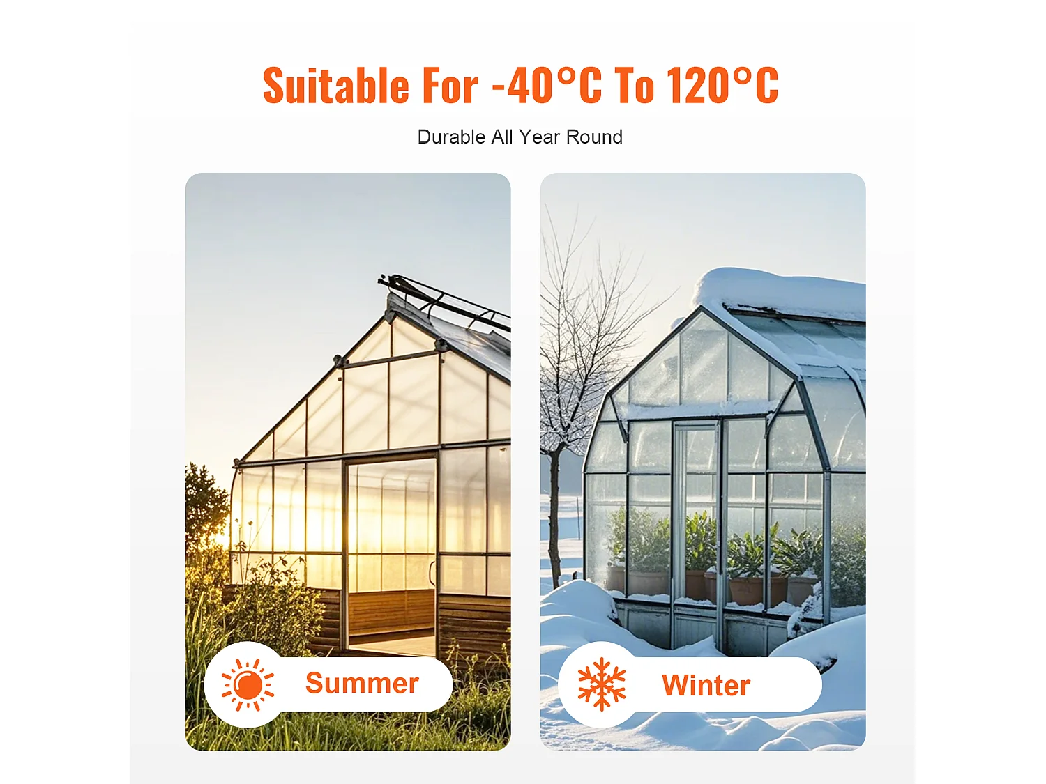 Panneaux de Serre SucceBuy en Polycarbonate pour Serre Lot de 24, 61cm X 122 cm X 0.4 cm