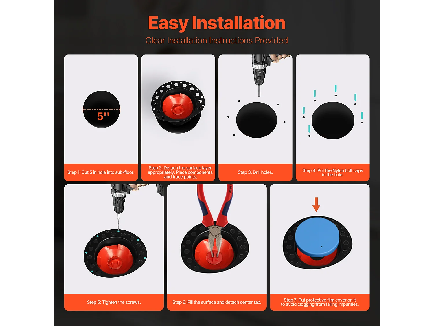 Kit de Vidange de Baignoire Autoportante SucceBuy, Avec Adaptateur et 2 Tuyaux d'Échappement en Laiton