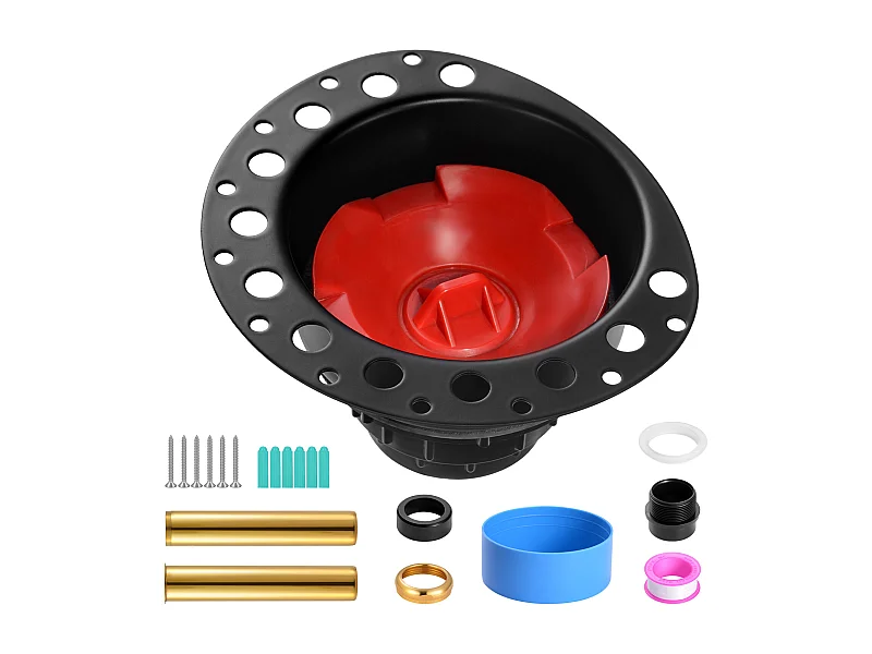 Kit de Vidange de Baignoire Autoportante SucceBuy, Avec Adaptateur et 2 Tuyaux d'Échappement en Laiton